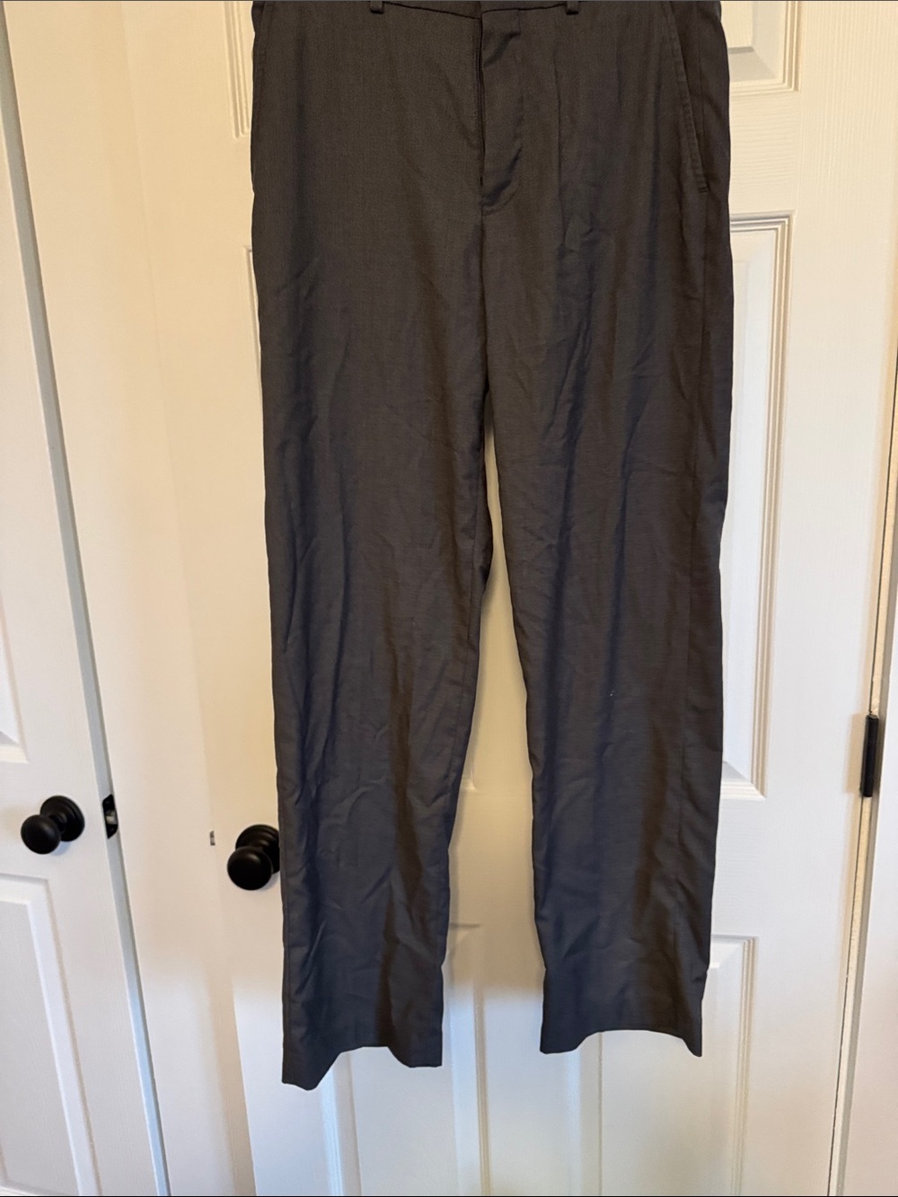 Dockers Men's Signature Performance Dark Gray Dress Pants 30x32 - Picture 10 of 15